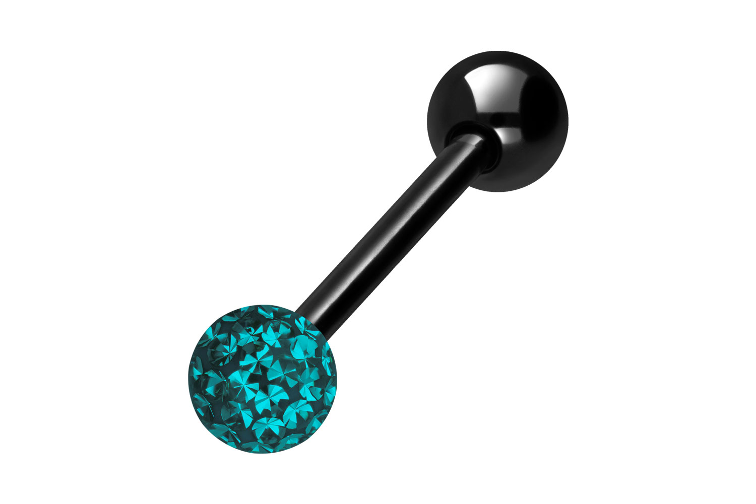 Chirurgenstahl Barbell Piercing EPOXY- + CHIRURGENSTAHL-KUGEL